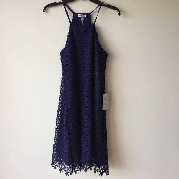 chelsea28 navy dress